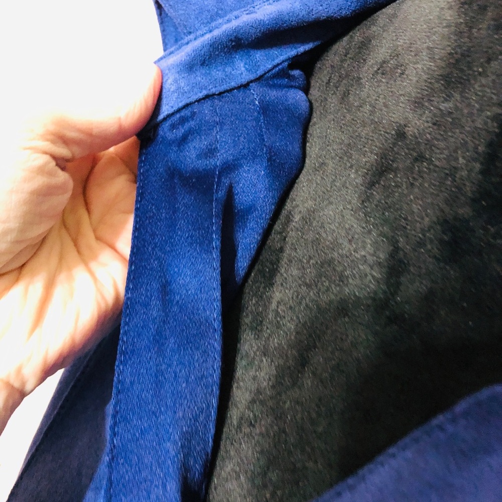 Notations Royal Blue Button-Down Shirt - Picture 3 of 4